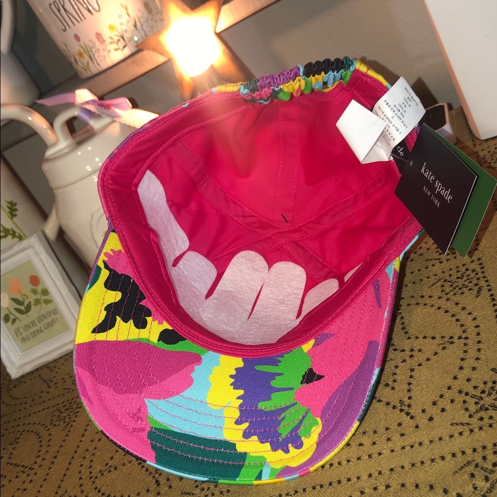 Kate Spade Orchid Bloom Baseball Cap - Picture 8 of 9